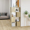 vidaXL Book Cabinet Room Divider Sonoma Oak 60x24x124.5 cm Engineered Wood