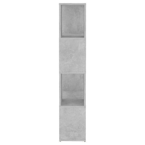 vidaXL Book Cabinet Room Divider Concrete Grey 60x24x124.5 cm