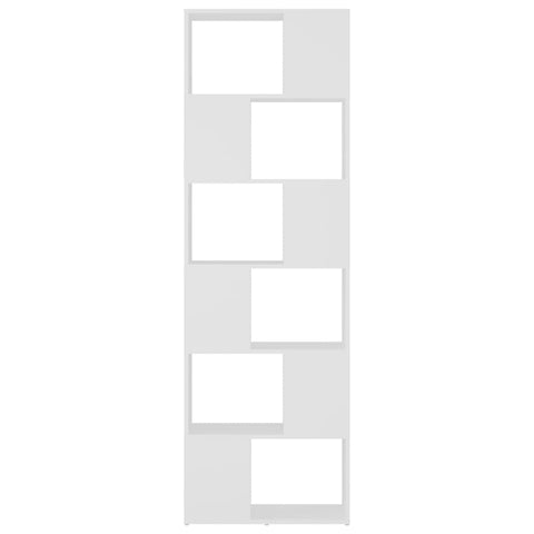 vidaXL Book Cabinet Room Divider White 60x24x186 cm