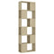 vidaXL Book Cabinet Room Divider Sonoma Oak 60x24x186 cm Engineered Wood