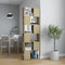 vidaXL Book Cabinet Room Divider Sonoma Oak 60x24x186 cm Engineered Wood