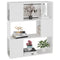 vidaXL Book Cabinet Room Divider White 80x24x94 cm Engineered Wood