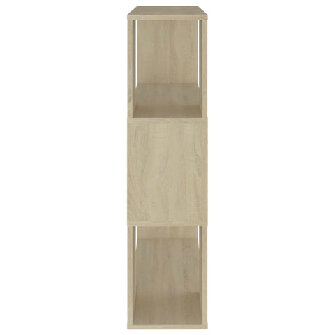 vidaXL Book Cabinet Room Divider Sonoma Oak 80x24x94 cm Engineered Wood