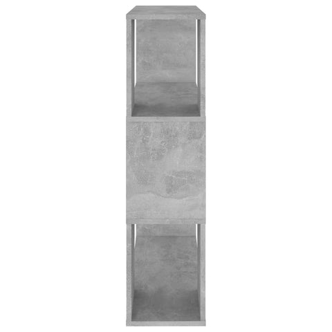 vidaXL Book Cabinet Room Divider Concrete Grey 80x24x94 cm Engineered Wood