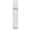 vidaXL Book Cabinet Room Divider White 80x24x124.5 cm Engineered Wood