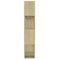 vidaXL Book Cabinet Room Divider Sonoma Oak 80x24x124.5 cm Engineered Wood