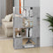 vidaXL Book Cabinet Room Divider Concrete Grey 80x24x124.5cm Engineered Wood
