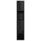 vidaXL Book Cabinet Room Divider High Gloss Black 80x24x124.5 cm