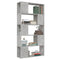 vidaXL Book Cabinet Room Divider Concrete Grey 80x24x155 cm Engineered Wood