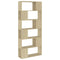 vidaXL Book Cabinet Room Divider Sonoma Oak 80x24x186 cm Engineered Wood