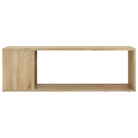 vidaXL TV Cabinet Sonoma Oak 100x24x32 cm Engineered Wood
