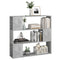 vidaXL Book Cabinet Room Divider Concrete Grey 100x24x94 cm