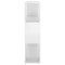 vidaXL Book Cabinet Room Divider High Gloss White 100x24x94 cm