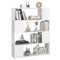 vidaXL Book Cabinet Room Divider White 100x24x124 cm