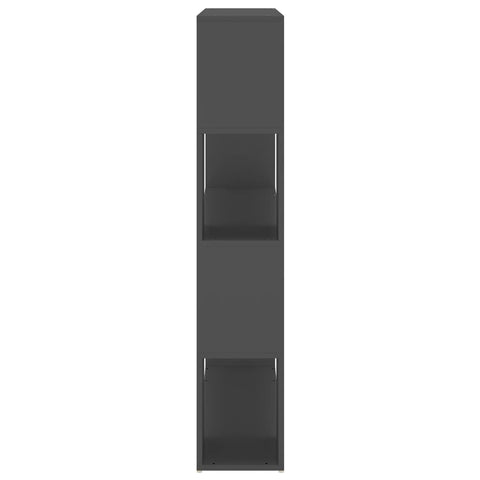 vidaXL Book Cabinet Room Divider Grey 100x24x124 cm