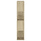 vidaXL Book Cabinet Room Divider Sonoma Oak 100x24x124 cm