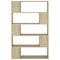 vidaXL Book Cabinet Room Divider Sonoma Oak 100x24x155 cm Engineered Wood