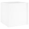 vidaXL Hallway Furniture Set High Gloss White Engineered Wood