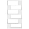 vidaXL Book Cabinet Room Divider White 100x24x188 cm