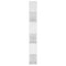 vidaXL Book Cabinet Room Divider White 100x24x188 cm