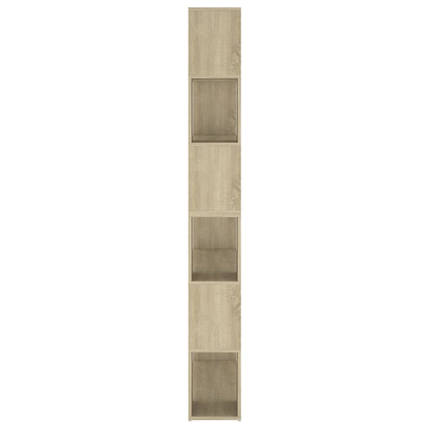 vidaXL Book Cabinet Room Divider Sonoma Oak 100x24x188 cm