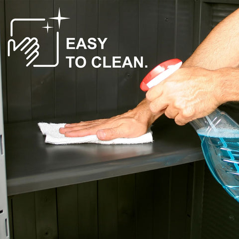 vidaXL Plastic Cabinet 68x39x171.5 cm