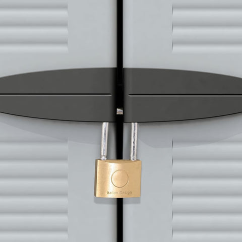 vidaXL Plastic Cabinet 68x39x171.5 cm