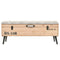 vidaXL Storage Bench 110 cm Solid Firwood