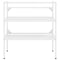 vidaXL Bathroom Washbasin Frame White 79x38x83 cm Iron