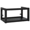 vidaXL Wall-mounted Bathroom Washbasin Frame Black 59x38x31 cm Iron