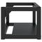 vidaXL Wall-mounted Bathroom Washbasin Frame Black 59x38x31 cm Iron