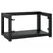 vidaXL Wall-mounted Bathroom Washbasin Frame Black 59x38x31 cm Iron