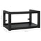 vidaXL Wall-mounted Bathroom Washbasin Frame Black 59x38x31 cm Iron