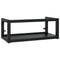 vidaXL Wall-mounted Bathroom Washbasin Frame Black 79x38x31 cm Iron