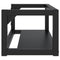 vidaXL Wall-mounted Bathroom Washbasin Frame Black 79x38x31 cm Iron