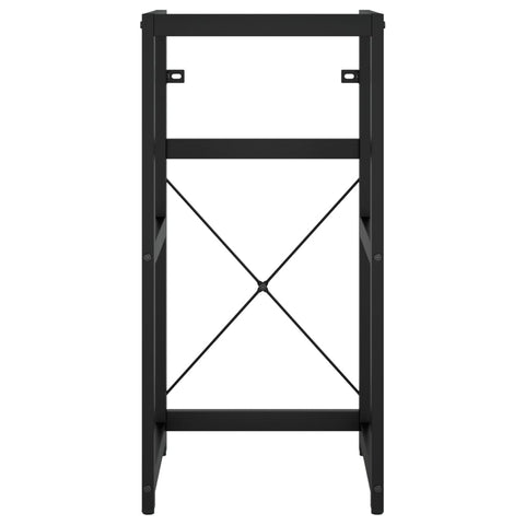 vidaXL Bathroom Washbasin Frame Black 40x38x83 cm Iron