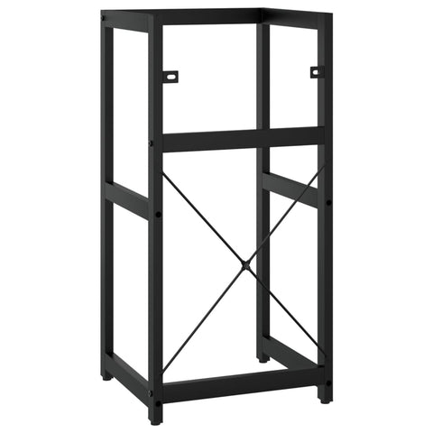vidaXL Bathroom Washbasin Frame Black 40x38x83 cm Iron