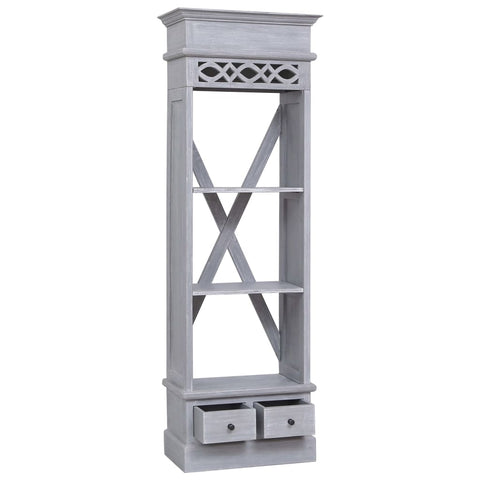 vidaXL Highboard 60x30x175 cm Solid Mahogany Wood