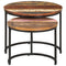vidaXL Nesting Tables 2 pcs Solid Reclaimed Wood