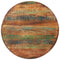 vidaXL Dining Table Ø110x78 cm Solid Wood Reclaimed and Steel