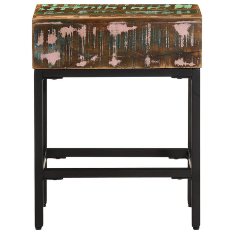 vidaXL Side Table 40x30x51 cm Solid Wood Reclaimed