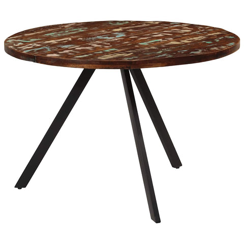 vidaXL Dining Table 110x75 cm Solid Wood Reclaimed