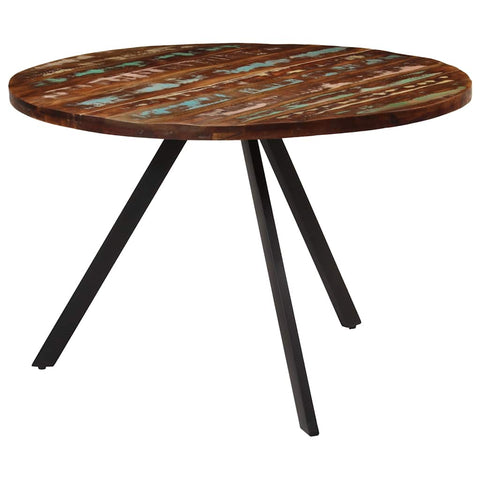 vidaXL Dining Table 110x75 cm Solid Wood Reclaimed