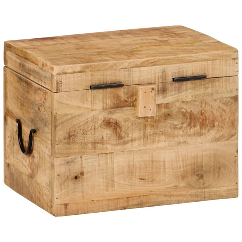 vidaXL Storage Box 39x28x31 cm Solid Wood Mango