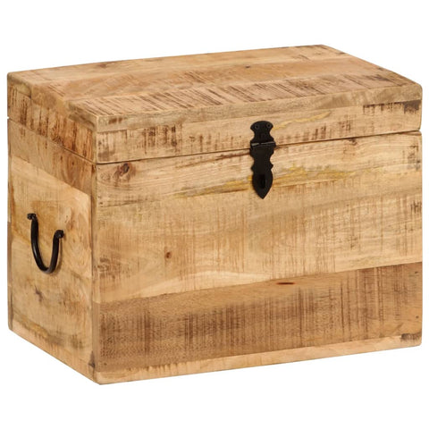 vidaXL Storage Box 39x28x31 cm Solid Wood Mango