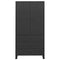 vidaXL Industrial Wardrobe Black 90x50x180 cm Metal