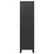 vidaXL Industrial Wardrobe Black 90x50x180 cm Metal