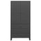 vidaXL Industrial Wardrobe Anthracite 90x50x180 cm Metal