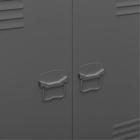 vidaXL Industrial Storage Chest Anthracite Steel