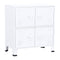 vidaXL Industrial Storage Chest White 75x40x80 cm Steel